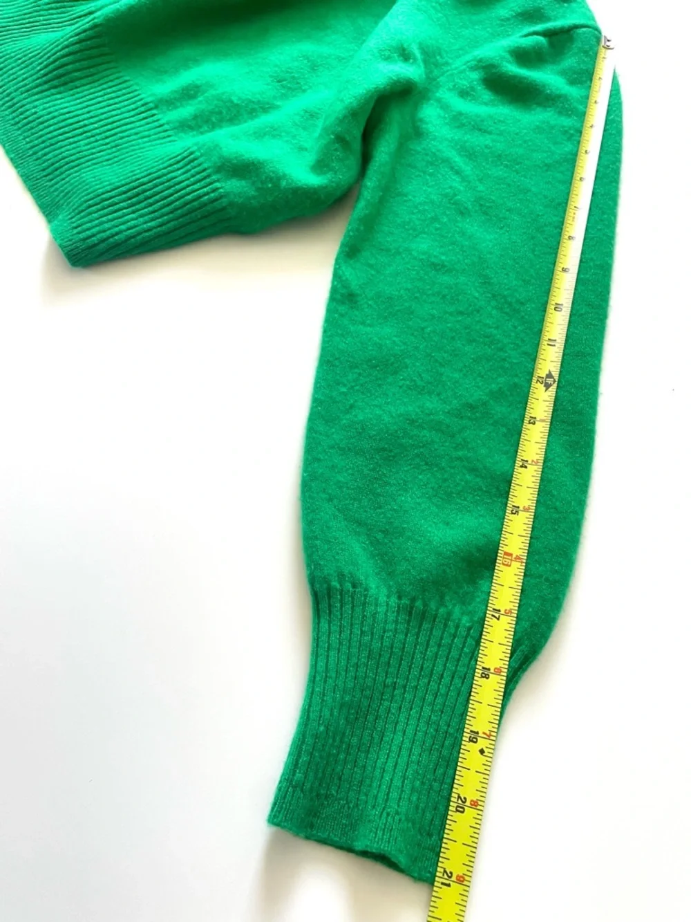 J. Crew Green Crewneck Sweater